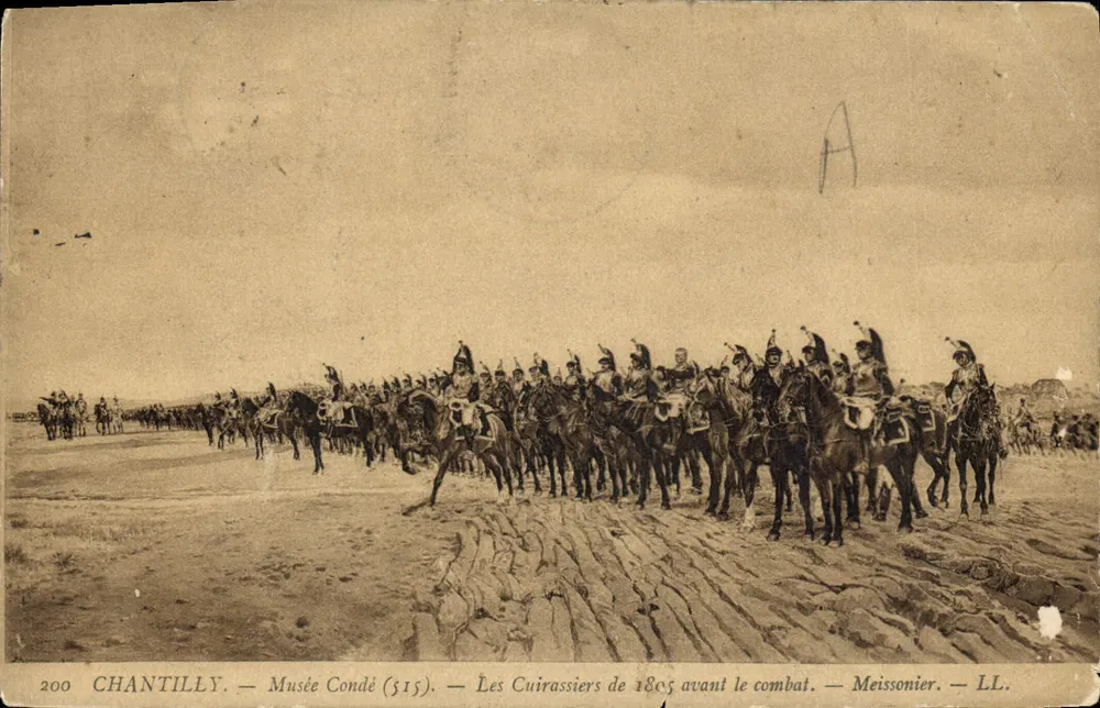 Chantilly — Die Cuirassiers von 1805 vor dem Kampf — Meissonier — LL. - Vorderseite