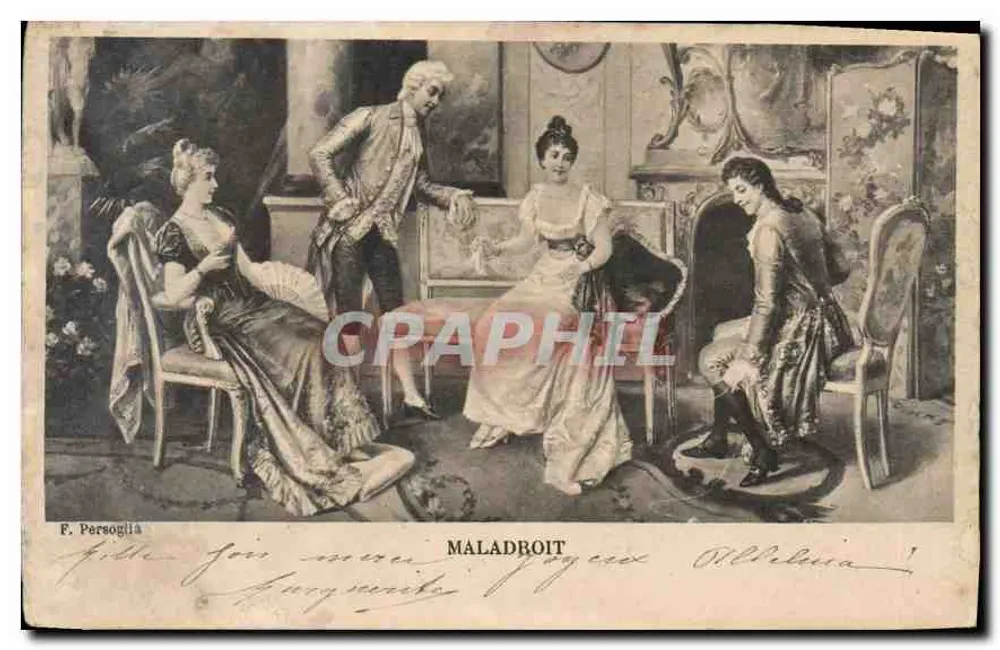 Cena de salão — Maladroito — F. Persoglia - Frente