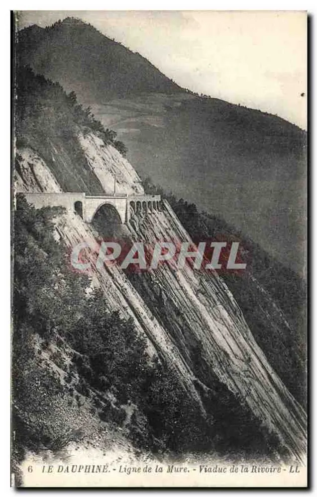 Das Dauphiné - Linie der Mure - Viadukt der Rivoire - LL - Vorderseite