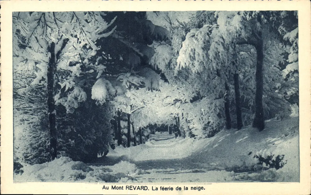 Auf dem Mont REVARD — Die Zauber der Schneeflocken — Photo G. Barroux, Aix-les-Bains - Vorderseite