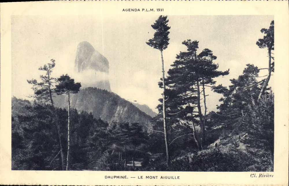 Dauphiné — O Mont Aiguille — Agenda P.L.M. 1931 - Frente