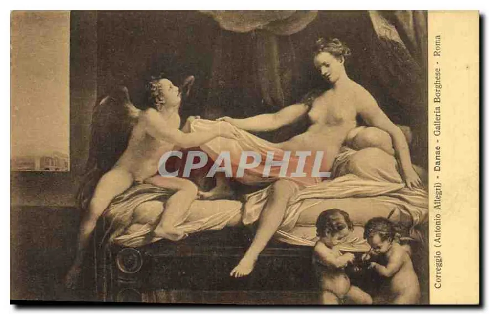 Danae — Correggio — Galerie Borghese, Rom — Antonio Allegri - Vorderseite