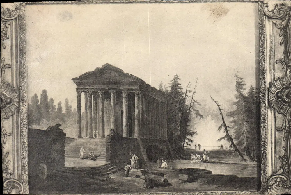 Das antike Tempel — Hubert ROBERT — Palais des BEAUX-ARTS de la Ville de PARIS - Vorderseite
