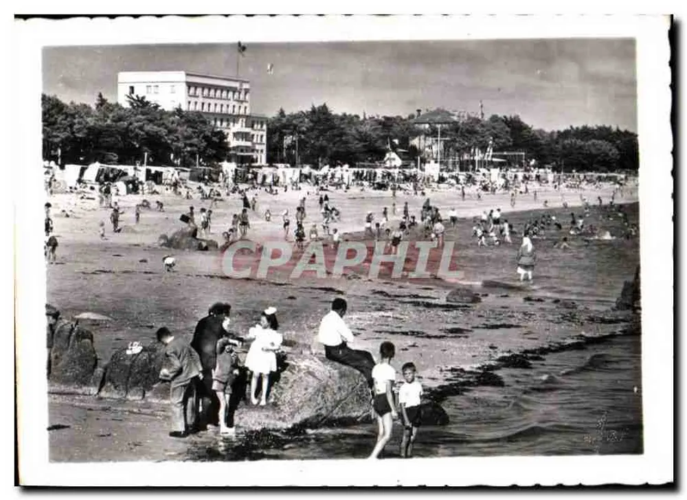 Carnac-Plage (Morbihan) — Die große Bucht und das große Hotel Britannia — Carnac-Plage - Vorderseite