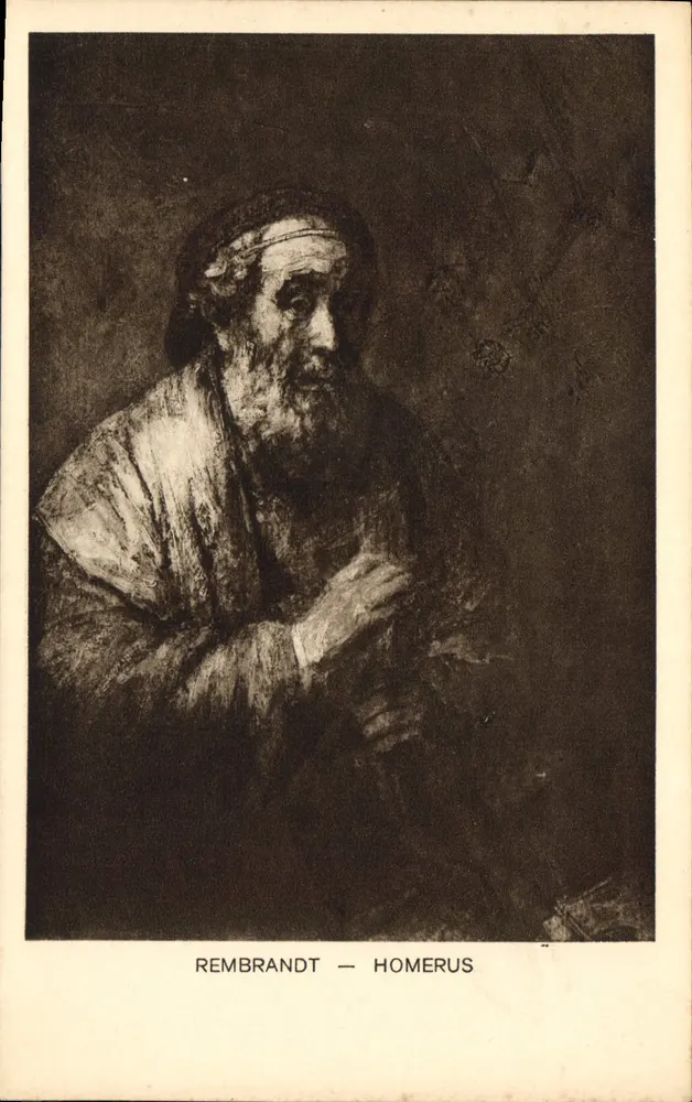 Homero — Rembrandt — edição Weenenk & Snel - Frente