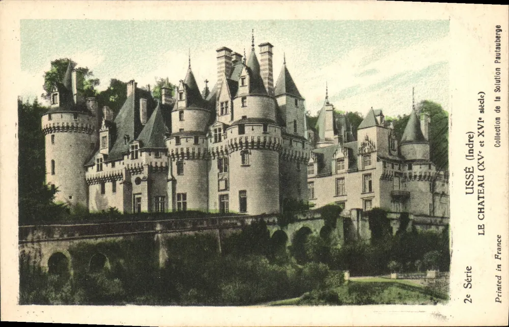 USSÉ (Indre) — O Castelo (séculos XV e XVI) — Coleção da Solution Pauaubeerge, 2ª Série - Frente