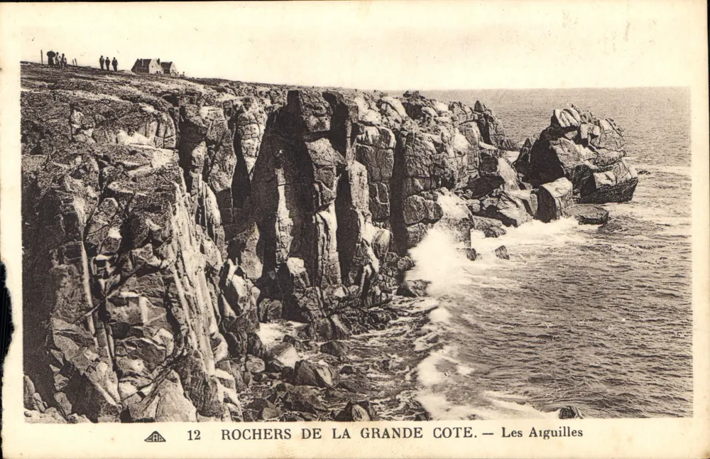 Felsen der Grande Côte — Les Aiguilles — Verlag - Vorderseite