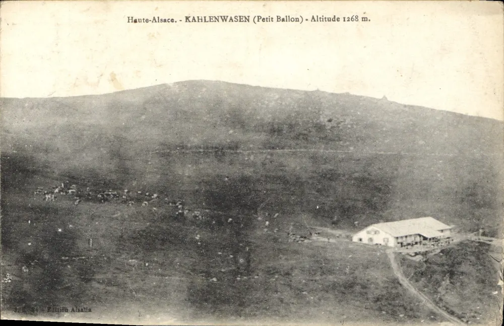 Kahlenwesen (Petit Ballon) — Alta Alsacia — Altitudine 1268 m — Edición Alsatia - Anverso