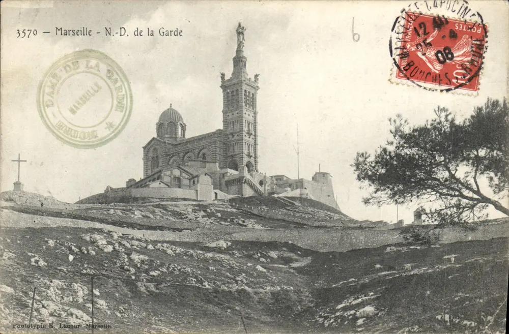 Marselha - N.-D. de la Garde — Fototipia E. Lucour, Marselha, n° 3570 - Frente