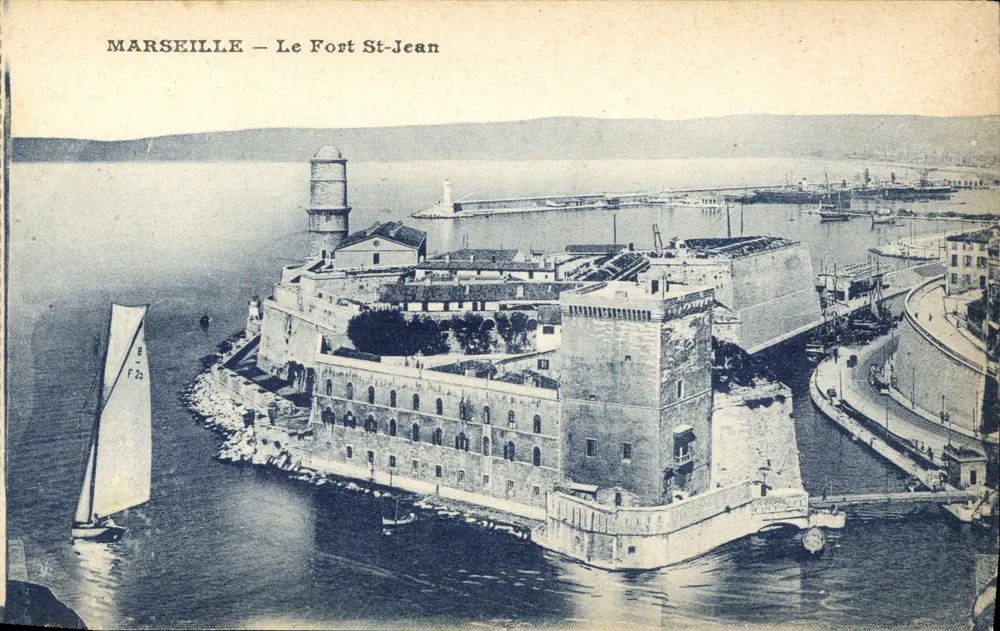 Marseille — O Forte de São João — editor desconhecido, n° de série 13 - Frente