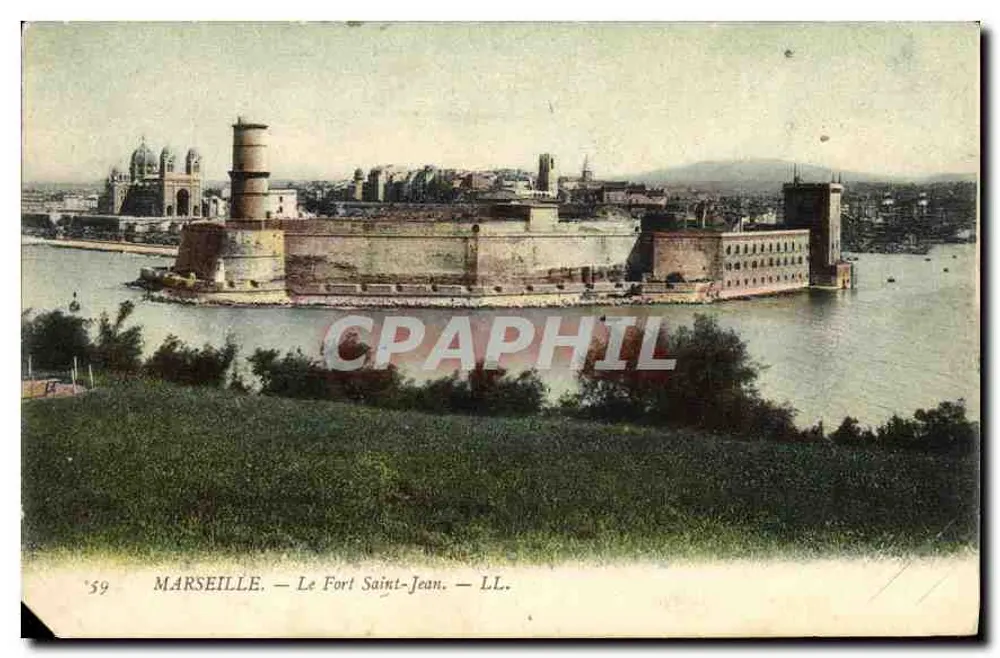 Marseille — Le Fort Saint-Jean — LL. — n°59 - Frente