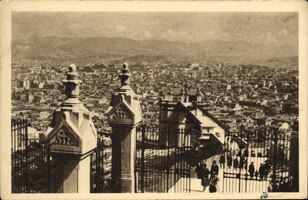 Marseille - Notre-Dame de la Garde — Eingangstor der Hügel — Sonderausgabe der Basilika - Vorderseite