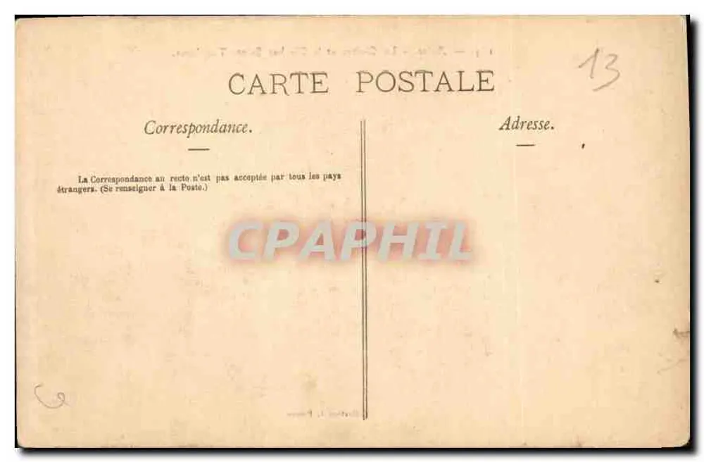 Arles — El Claustro y la Torre de Santa Trofimia — Colección J. Pâlrey, n° 164 - Reverso