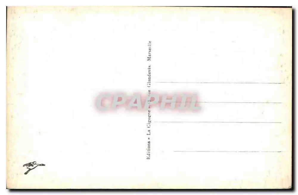 Marselha — Nossa Senhora da Guarda — Ed. La Ligogne, Marselha - Verso