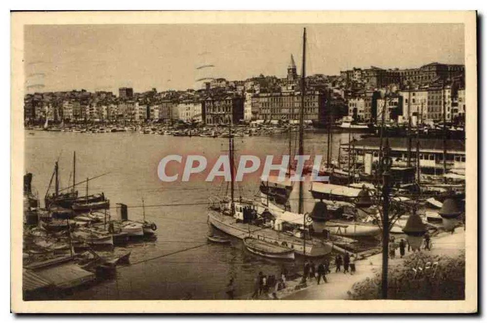 Der alte Hafen — Marseille — Les Éditions d'Art Menn - Vorderseite