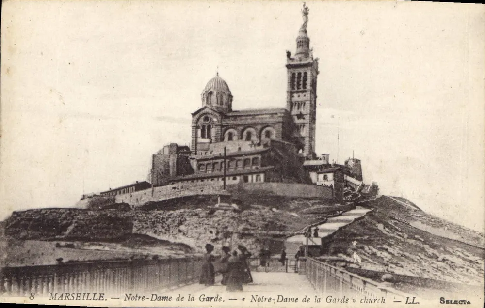 Marselha — Nossa Senhora da Guarda — editor Selecta, n°8 - Frente