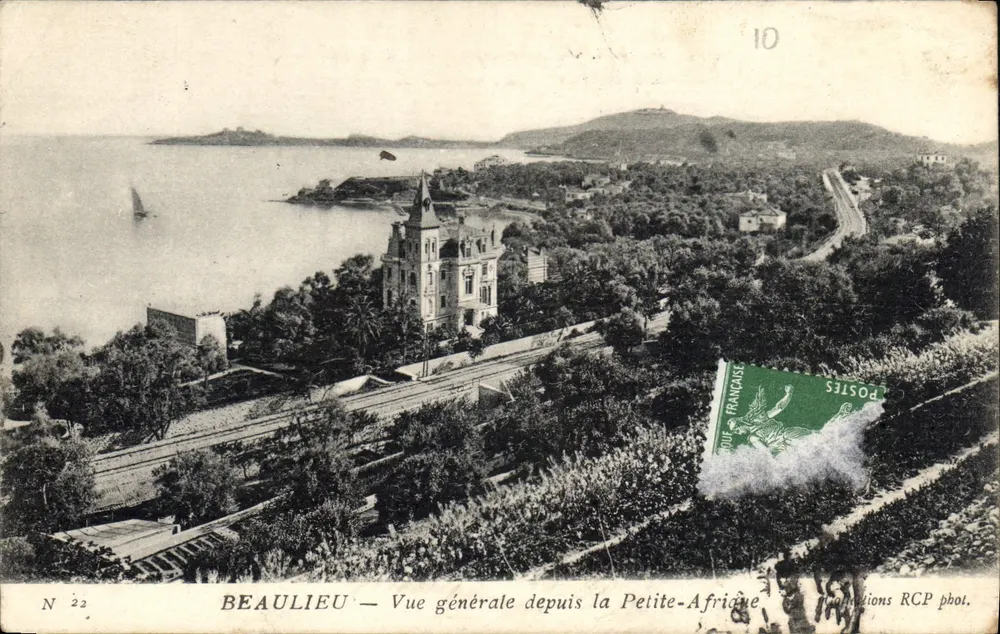 Beaulieu — Allgemeiner Blick von der Petite-Afrique — Editions RCP phot. - Vorderseite