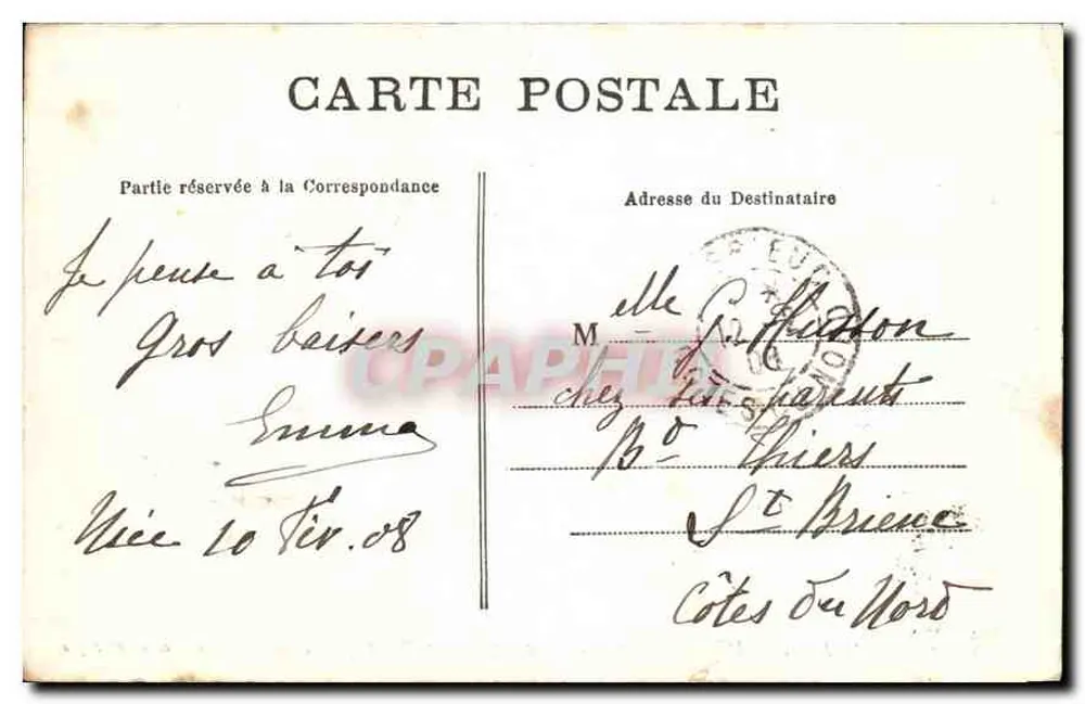 Beaulieu — Allgemeiner Blick von der Petite-Afrique — Editions RCP phot. - Rückseite