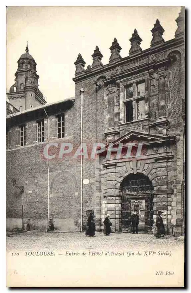 Toulouse — Eingang zum Hôtel d'Assézat (Ende des 16. Jahrhunderts) — ND Phot, n° 110 - Vorderseite