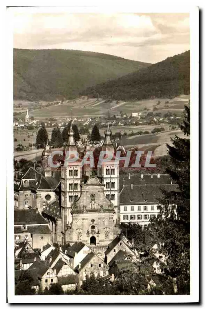 Amorbach i. Odenwald — Igreja Abacial — Kunstverlag Karl Odenwald, Fürt - Frente