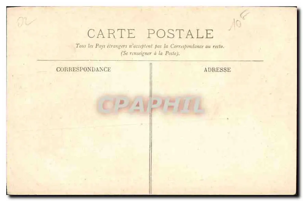 Château-Thierry, vista de Courteau — Ehrhard, fot. — Château-Thierry - Verso