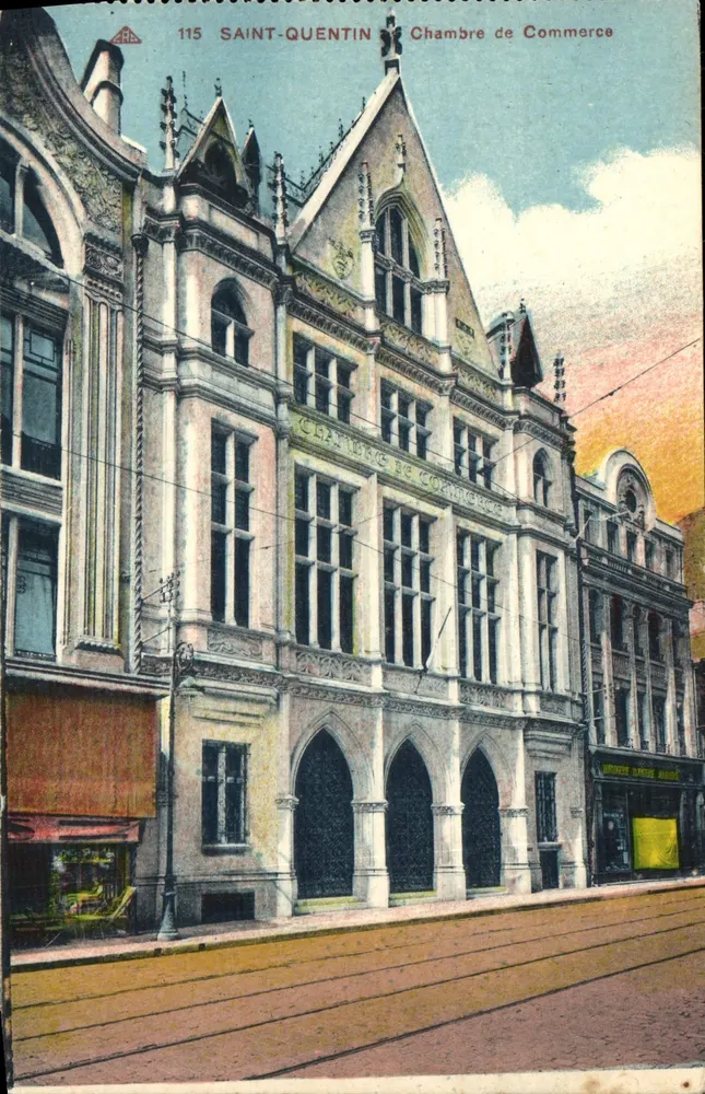 Saint-Quentin — Sala de Comércio — editor ABA, n° 115 - Frente