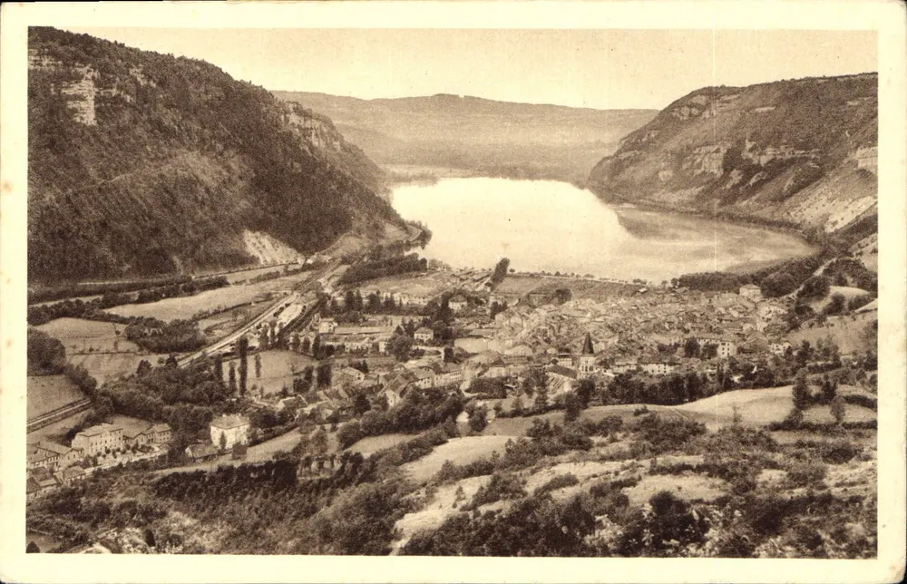 Nantua — Allgemeiner Blick und der See — Braun & Cie, Mulhouse-Dyrnach - Vorderseite