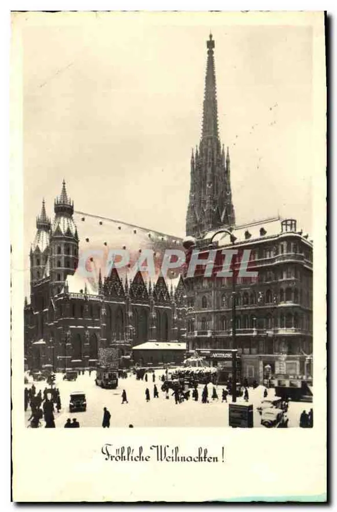 Kölner Dom — Weihnachtsansicht — Verlag AG Wien L. Wallzeile 19 - Vorderseite
