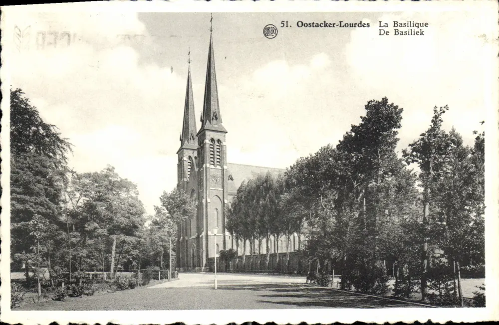 Oostacker-Lourdes — A Basílica — HIBERI 51 - Frente