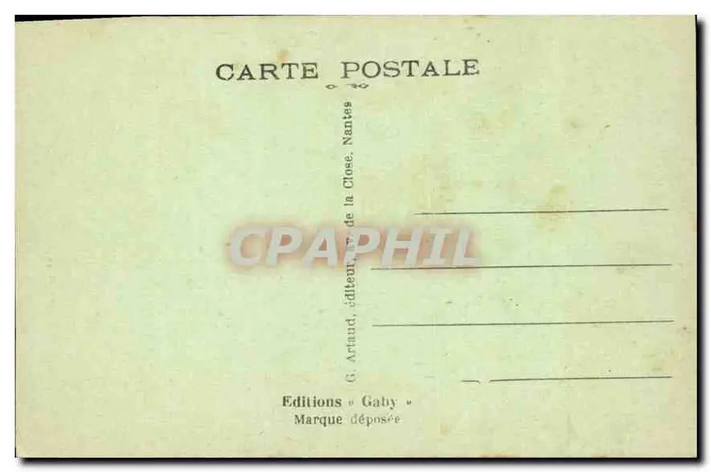 Porche de la Cathédrale à Dol-de-Bretagne — errichtet im 14. Jahrhundert — Gaby, n°45 - Rückseite
