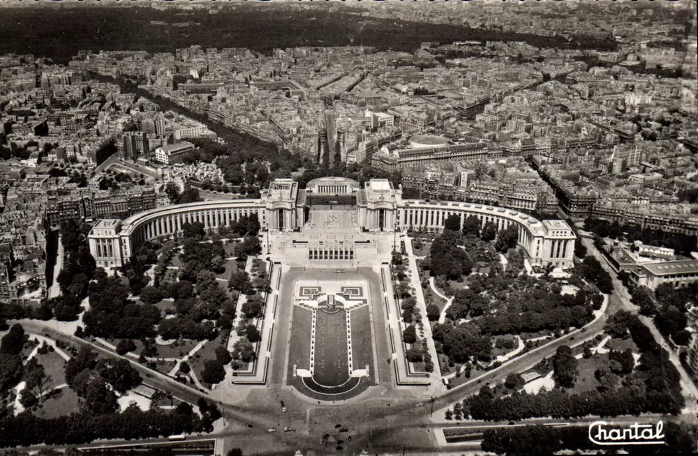 Panoramablick zum Palais de Chaillot — Paris — Éditions Chantal - Vorderseite
