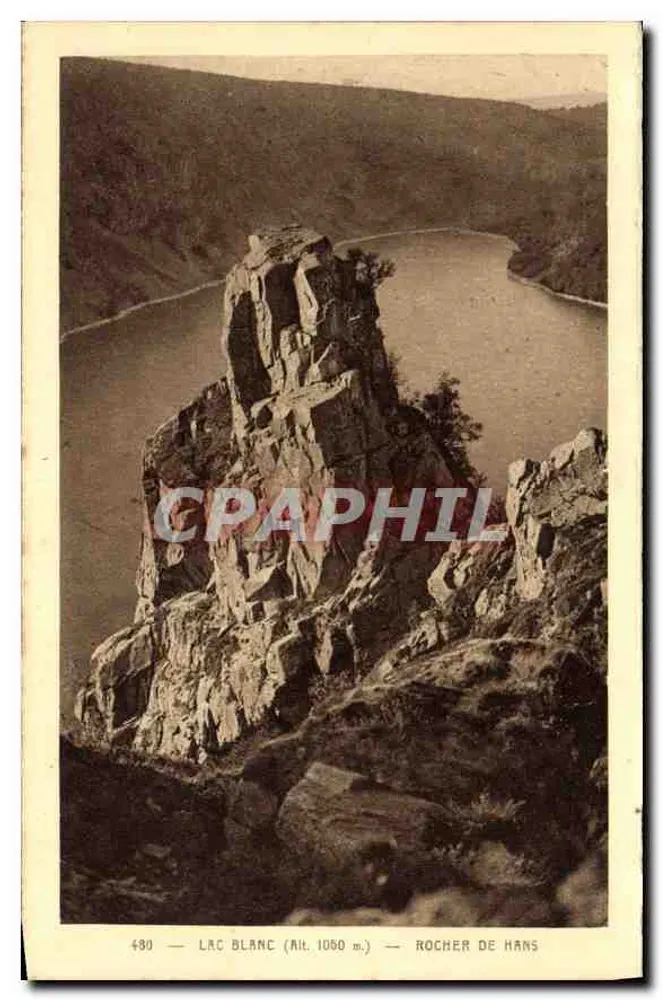 लैक ब्लैंक (ऊंचाई 1050 मीटर) — हैंस के रॉक — एडिटर: रेस्तरां एल. गुएर्ड, लैक नोअर (स्ट्रासबर्ग) - आगे