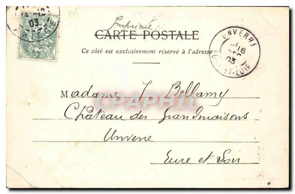 Tal von Cautrrets — Die Straße des Limaçon — P. Ferrand, n°53 - Rückseite
