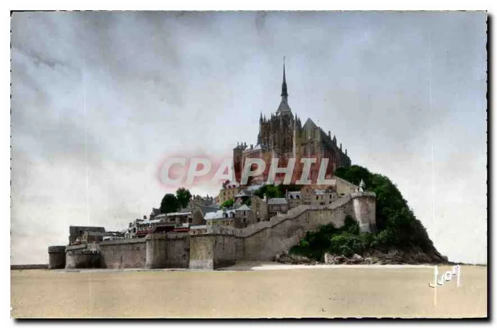 Mont Saint-Michel — Allgemeiner Blick (Seite der Merveille) — Les Editions d'Art, Paris - Vorderseite