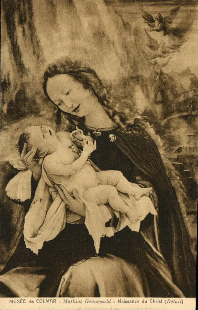 Museum von Colmar - Mathias Grünewald - Geburt des Christus (Detail) - Vorderseite