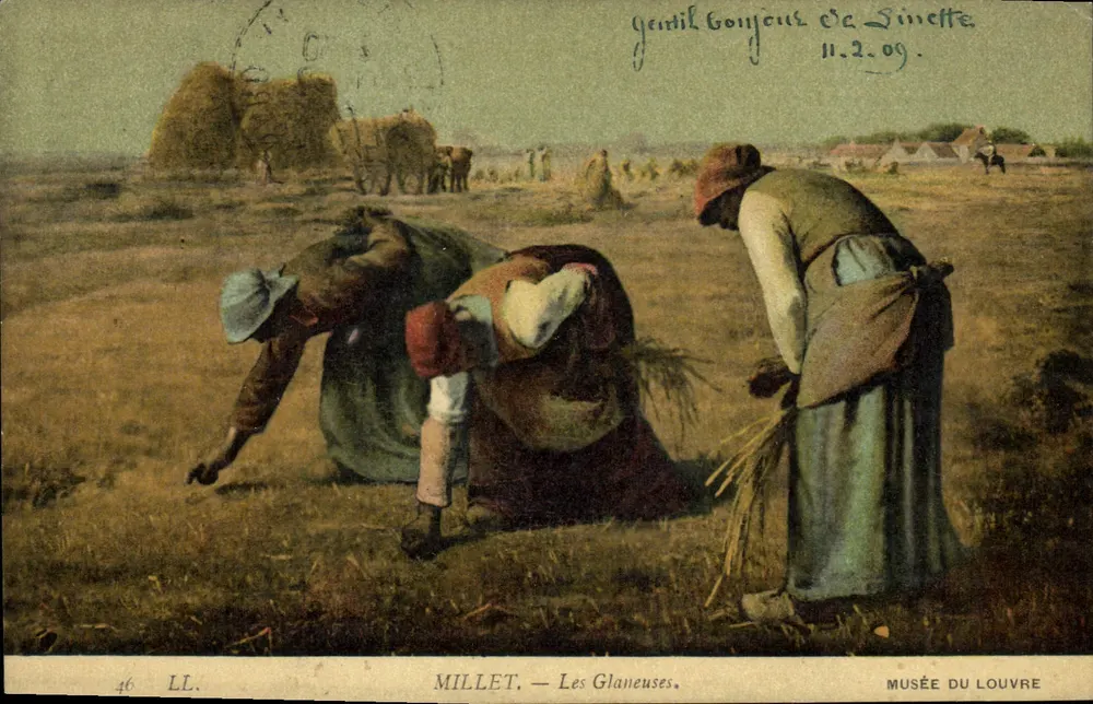 Millet — As Glaneadoras — Museu do Louvre - Frente