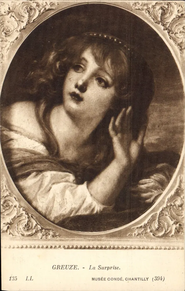 A Surpresa — Greuze — Museu Condé, Chantilly (394) - Frente