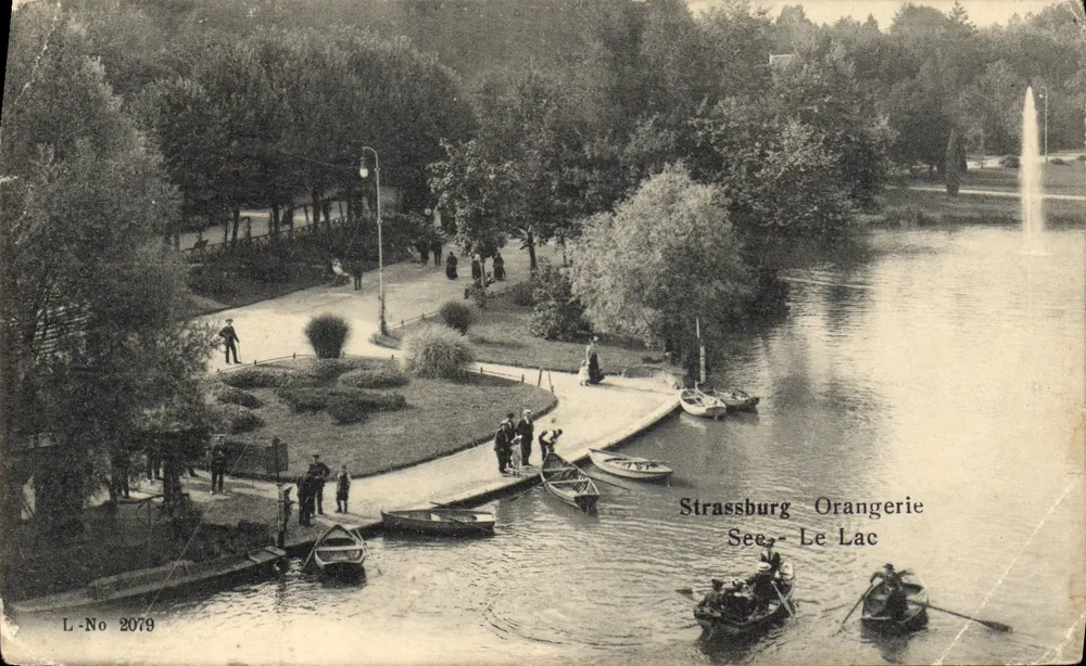 Estrasburgo - O Lago - Orangerie — L-No 2079 - Frente
