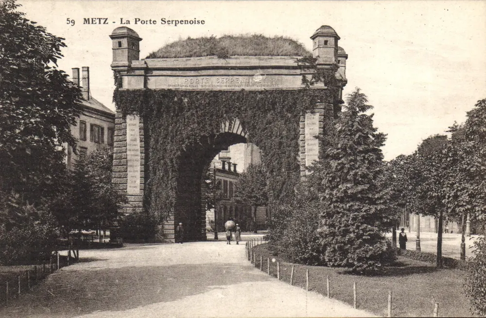 METZ - A Porta Serpenoise — editor impressor impressor - Frente