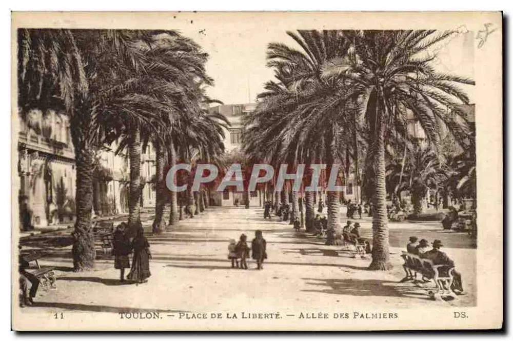 Toulon — Place de la Liberté — Allée des Palmiers — DS. - Vorderseite