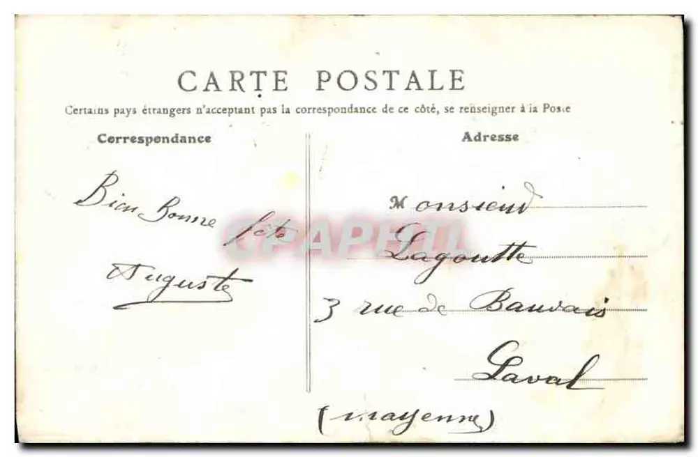 Kapelle Sainte-Anne - Das Grabmal — Clermont-en-Argonne (Meuse) — Verlag E. J. Gérin - Rückseite