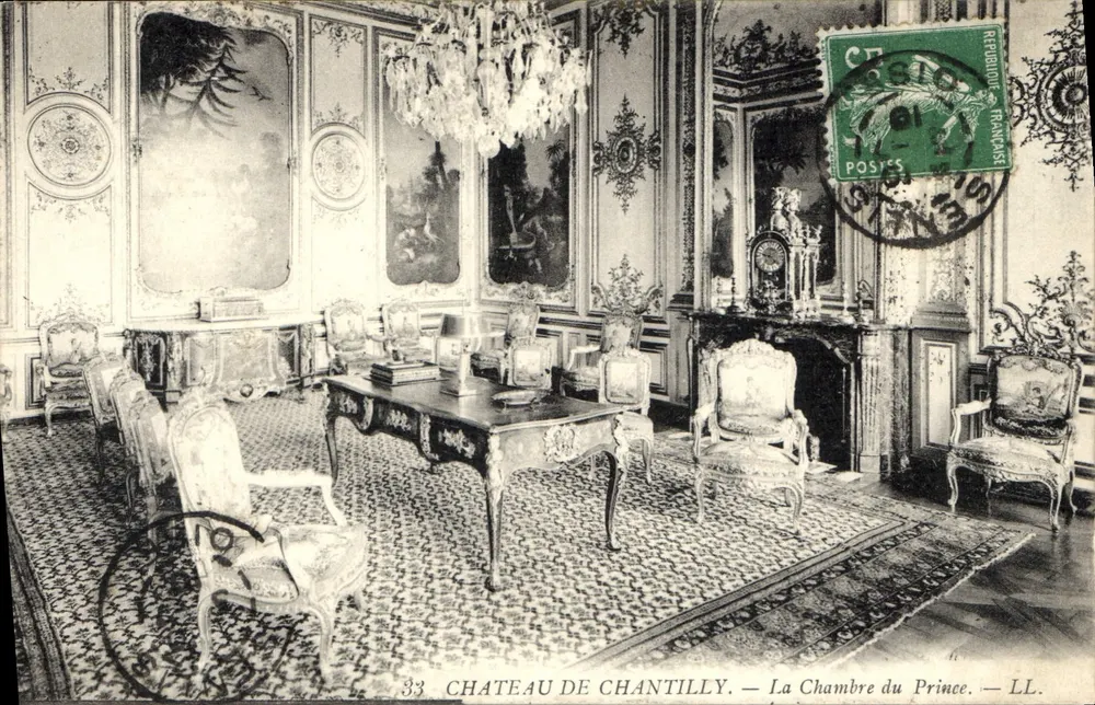 Castelo de Chantilly — A Sala do Príncipe — LL. - Frente
