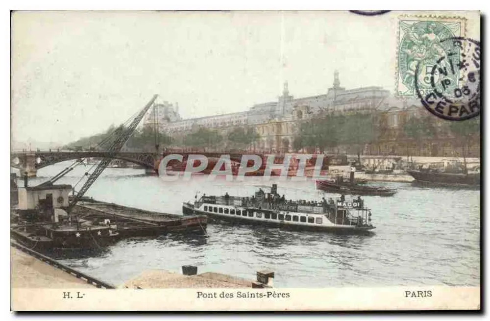 Brücke der Heiligen Väter — Paris — H. Verlag - Vorderseite