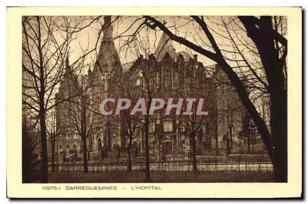 Sarreguemines — Het ziekenhuis — Braun & Cie, Imp. Edit. Dornach - Voorkant