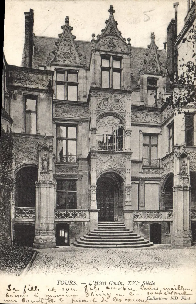 Tours — O Hotel Gouin, Século XVI — Collections ND Phot - Frente