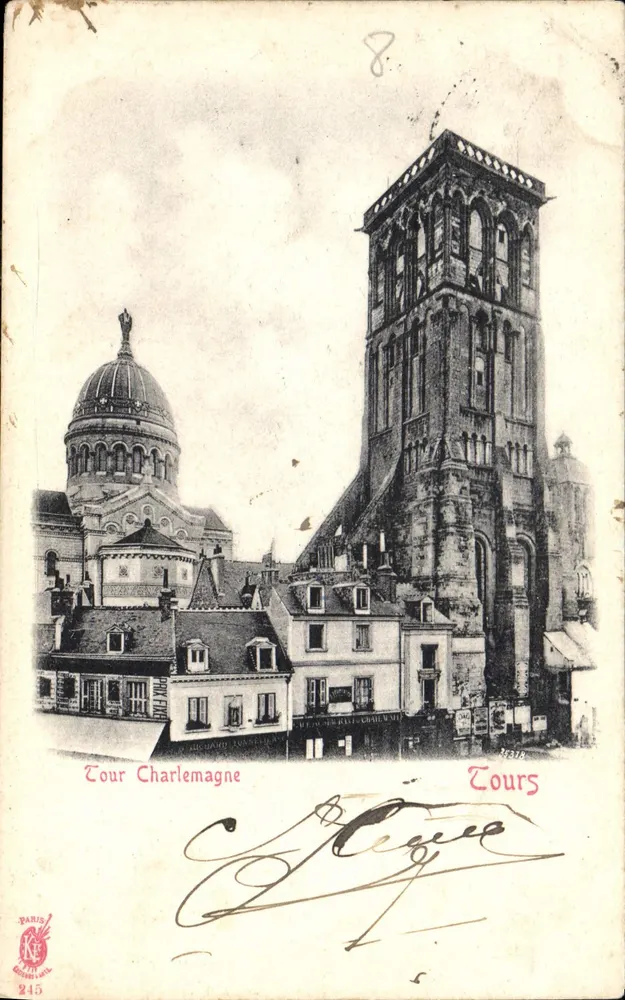 Torre Charlemagne — Tours — editor Paris 245 - Frente