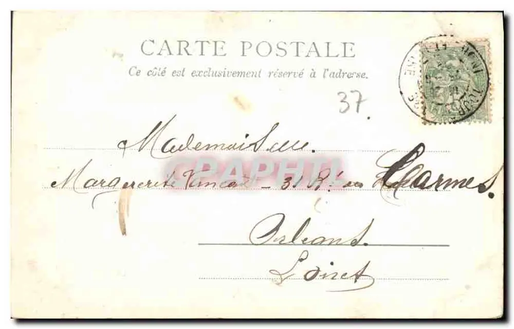Torre Charlemagne — Tours — editor Paris 245 - Verso