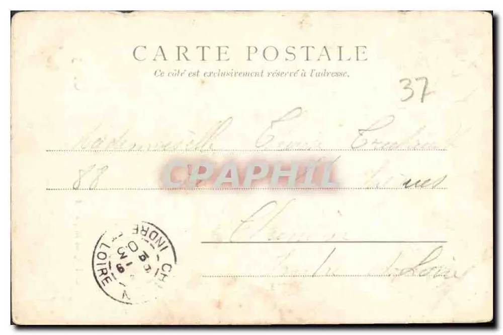 Klasztory Palette — Tours — Paris, wydawca Paris 690 - Rewers