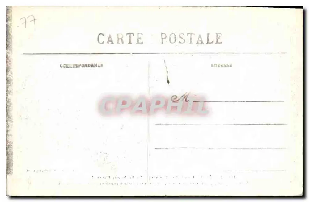 Forêt de Fontainebleau — La Roche qui Pleure (Franchard) — Künstlerische Sammlung LAM - Rückseite