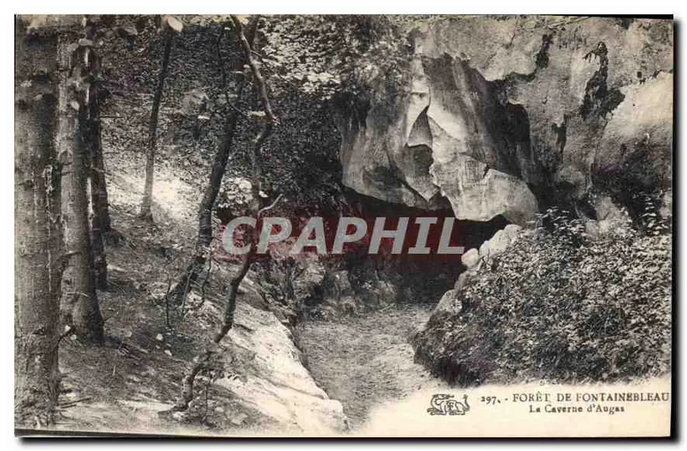 Foresta di Fontainebleau — La Grotta d'Augas — Editore non identificato, n. 397 - Recto